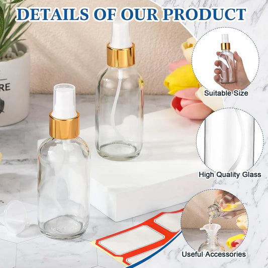 Refillable Fine Mist Spray Bottles